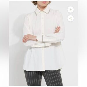 LYSSE STASIS MICRO BEADED SHIRT OFF WHITE size M, very sexy and expensive